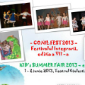 Pe 1 si 2 iunie,  va invitam la CONIL FEST - Festivalul Integrarii, editia a VII -a si la KID's SUMMER FAIR 2013 - editia a III-a